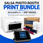 Salsa Photo Booth Print Bundle with AirCastPro 3 & DNP DS620A