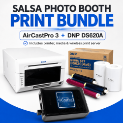 Salsa Photo Booth Print Bundle with AirCastPro 3 & DNP DS620A